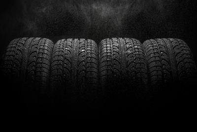 four black tires