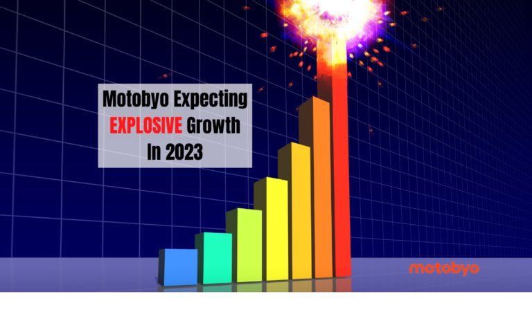 Explosive growth chart with logo and title