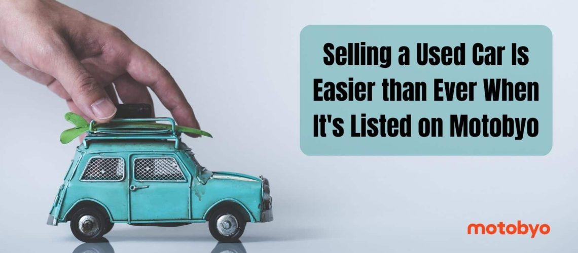 Selling a Used Car is Easier than Ever When it’s Listed on Motobyo cover photo man holding car